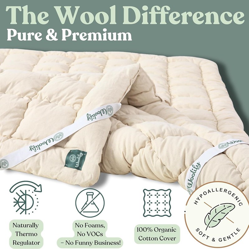 Natural Wool Mattress Pad best