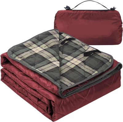 Wasserdichte Campingdecke mit superdickem Fleecefutter